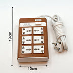 ALVENZA Extension Board – 6 Way Multi-Plug with 10m Cord | Indo Glow