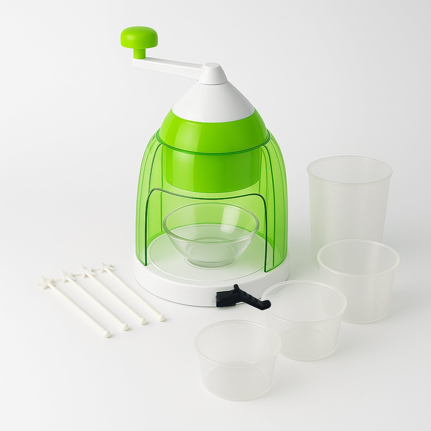 ALVENZA Manual Ice Crusher – Portable Snow Cone Maker with Hand Crank
