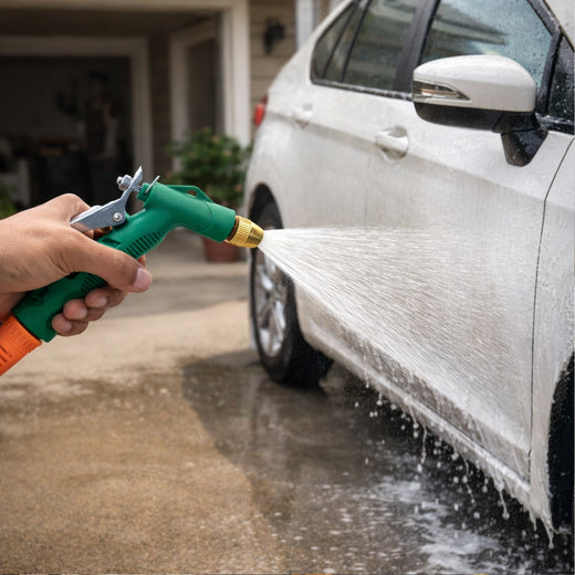 Garden Water Spray Gun - Durable Rear-Lever Nozzle