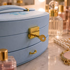 Jewelry Storage Box Multi-Layer Organizer with Mirror for Elegant Storage - Detail View 8