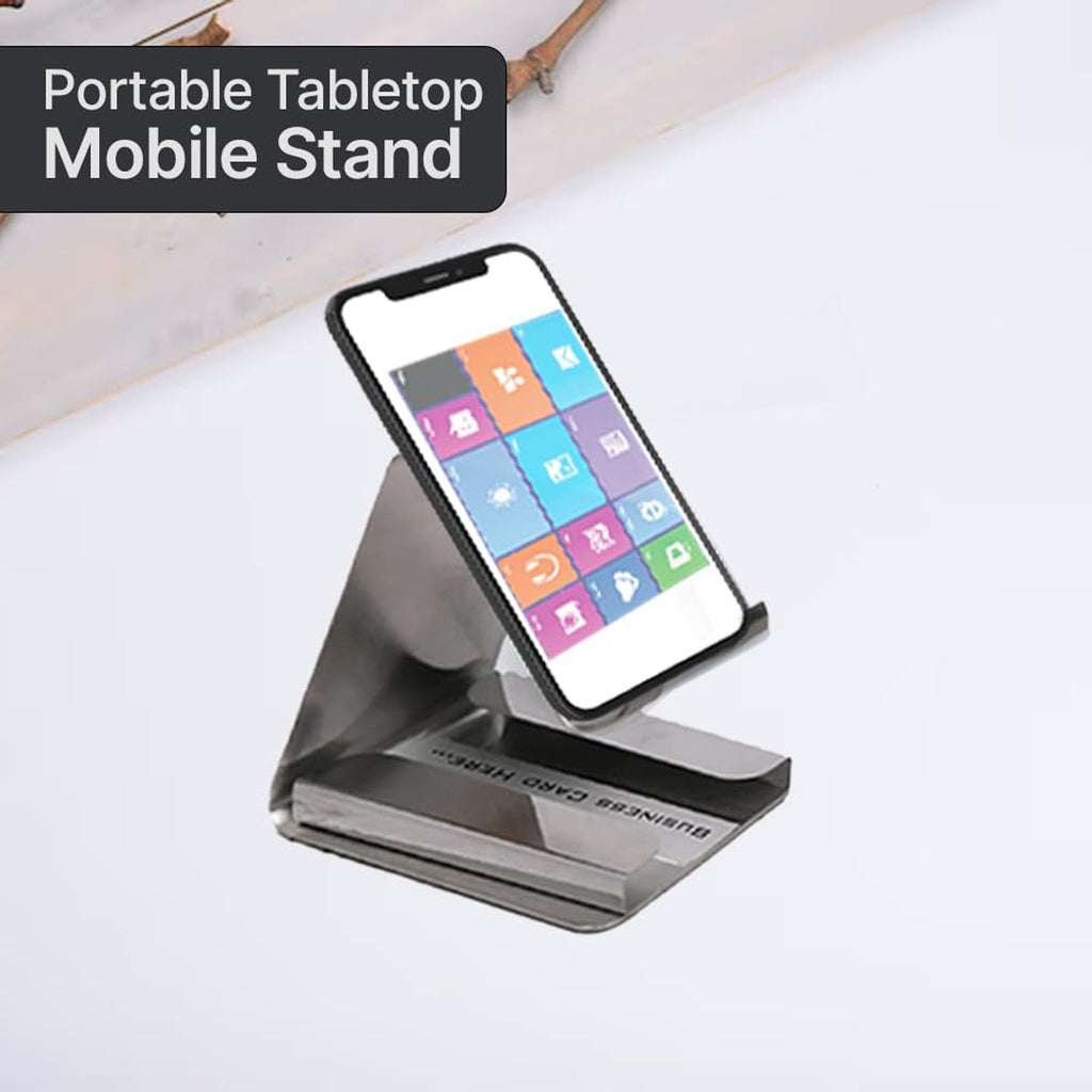 ALVENZA Small Desktop Mobile Phone Stand – Compact Hands-Free Holder