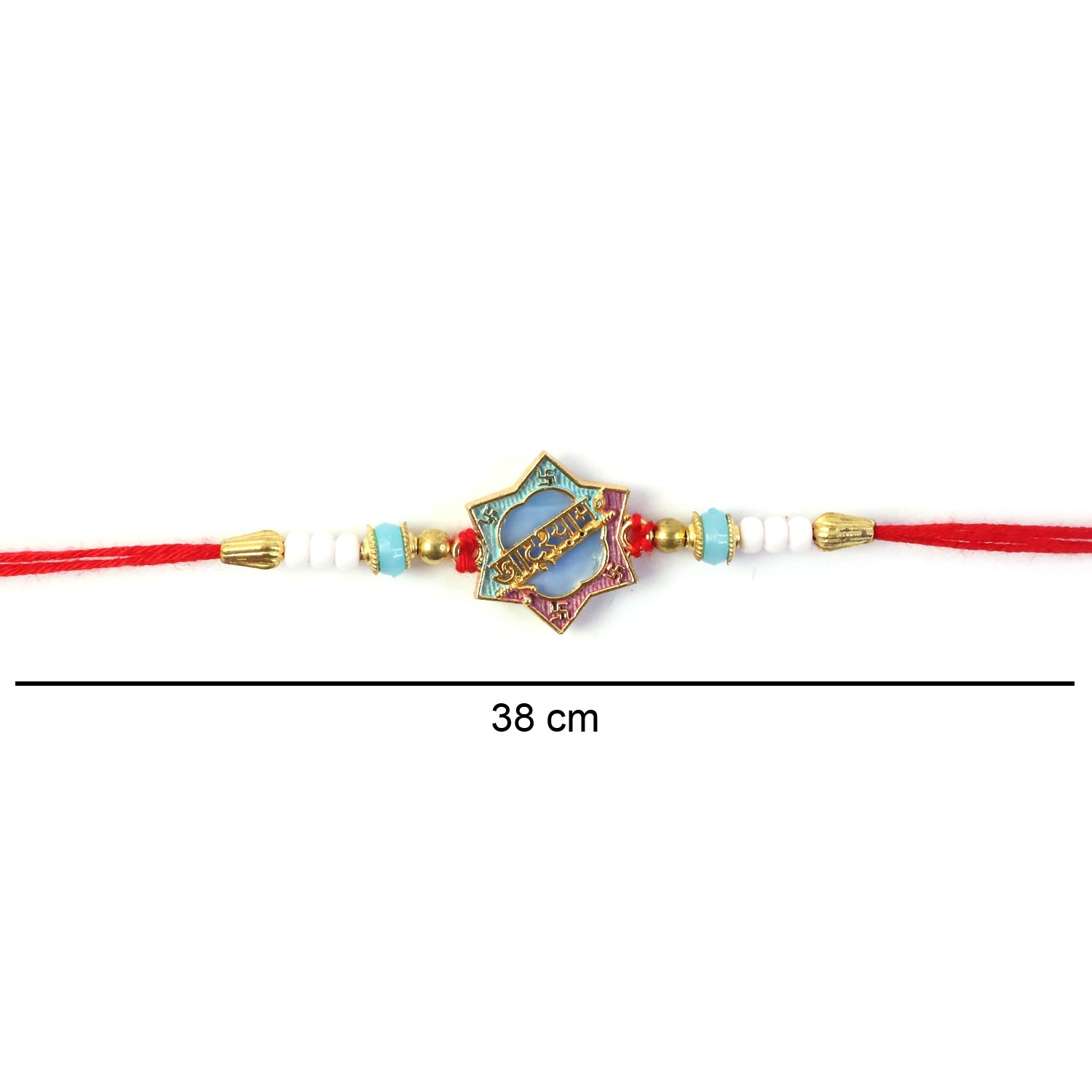 ALVENZA Khatu Shyam Rakhi – Colorful Beads for Raksha Bandhan Celebration