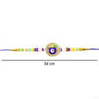 ALVENZA Bro Evil Eye Charm Rakhi - Unique Protective Design for Bhai