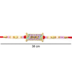 ALVENZA Colorful Beads Rakhi – Soft Thread & Stylish Appeal for Rakha