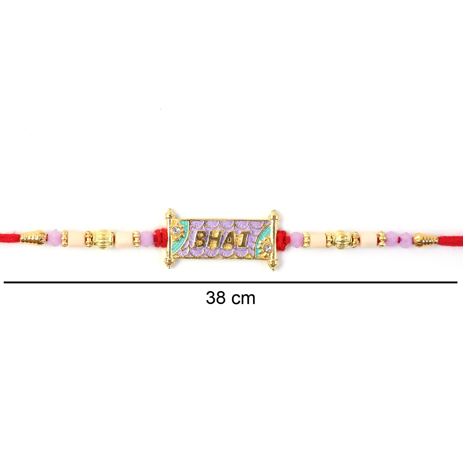 ALVENZA Colorful Beads Rakhi – Soft Thread & Stylish Appeal for Rakha