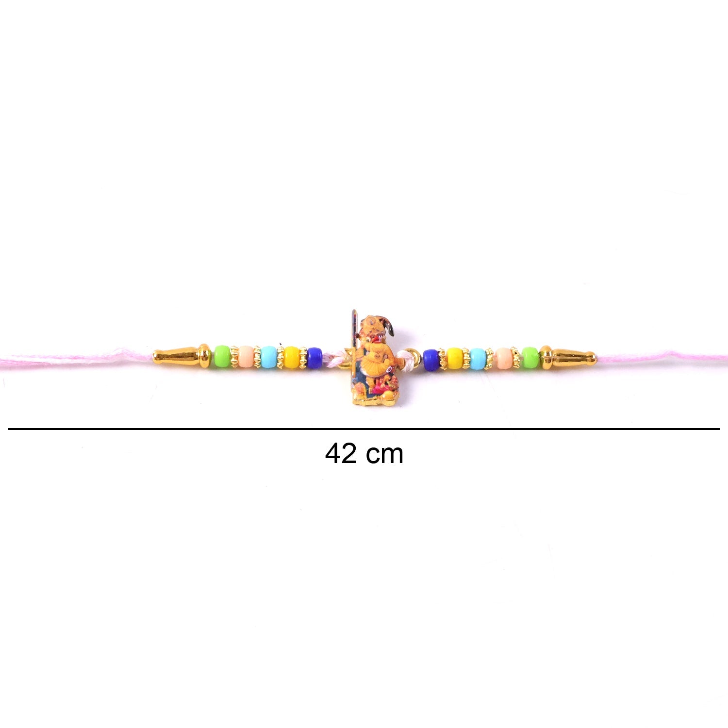 ALVENZA Hanuman Ji Beads Thread Rakhi – Traditional Protector for Brother