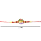 ALVENZA Ganesh Beaded Rakhi – Traditional & Beautiful Brother Gift