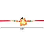 ALVENZA Lord Ganesha Beads Rakhi – Stylish Traditional Thread for Bhai