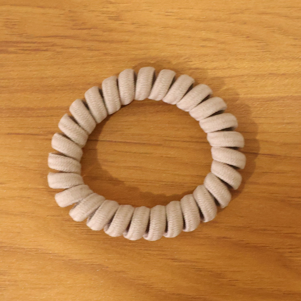 Soft Stretchable Spiral Coil Hair Band No Crease & Gentle Hold - Detail View 8