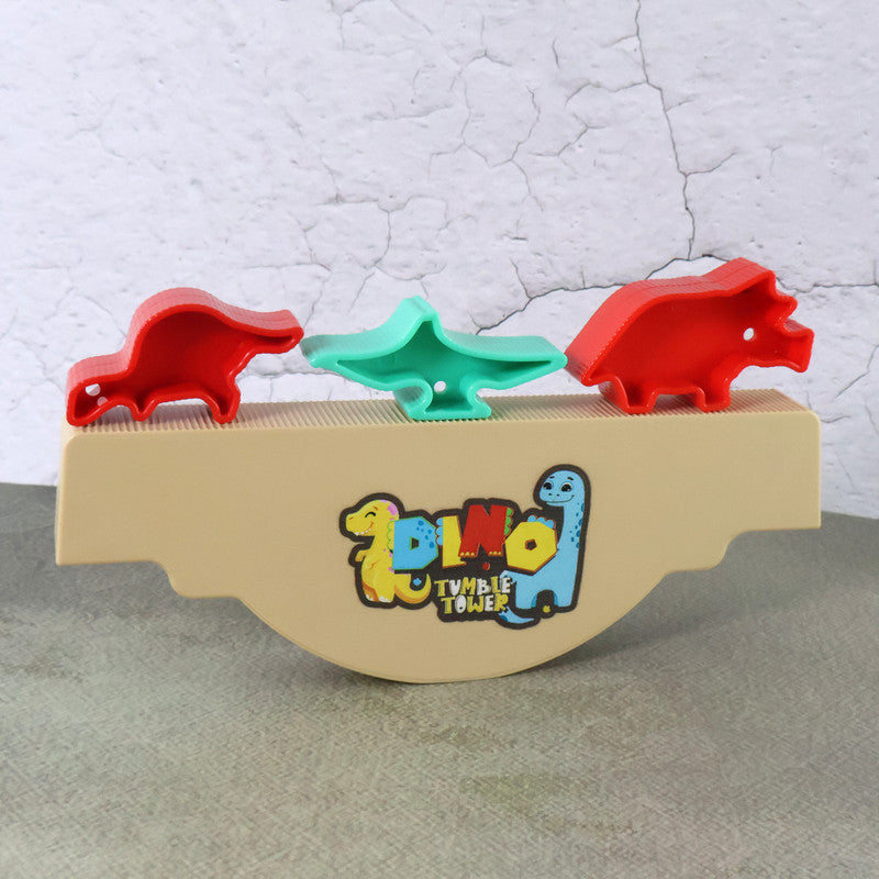 ALVENZA Dino Tumble Tower – Engaging Dinosaur Balancing Game for Kids