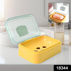 Self-Draining Soap Dish Portable & Leakproof | VelvetBubbles - Side View