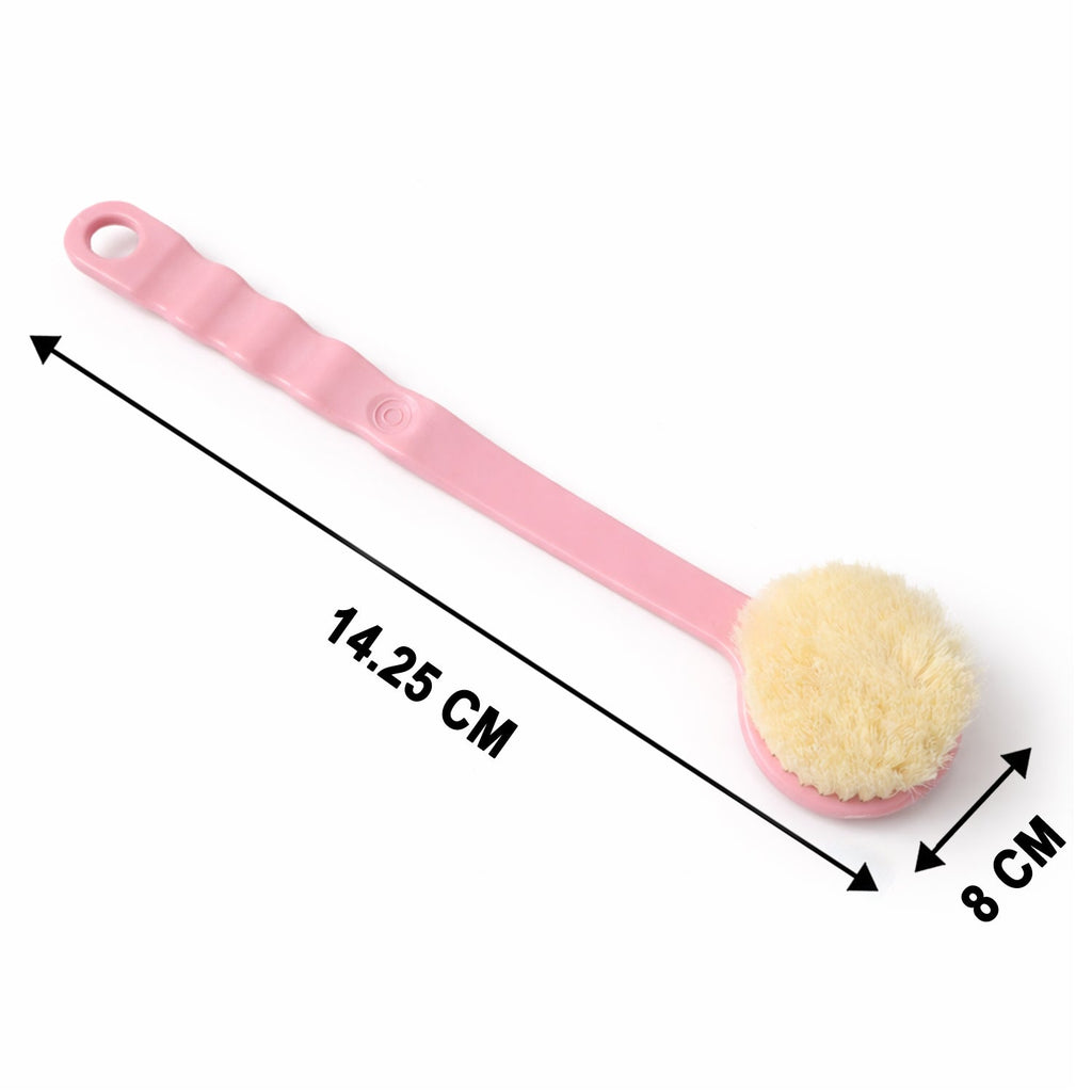 Back Scrubber Long Handle & Soft Bristles | Velvet Wipe - Detail View 6