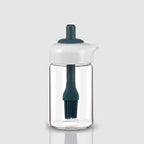 Glass Oil Dispenser with Brush Borosilicate Kitchen Bottle - Detail View 5