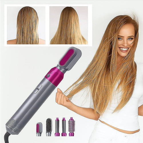 5 In 1 Hair Dryer Brush Multifunctional Hot Air Styler with 1000W Power - Side View