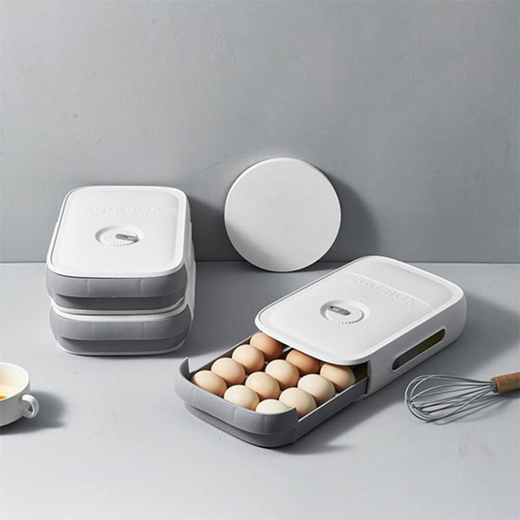 ALVENZA Egg Storage Box – Drawer Style Fridge Organizer for Freshness | Storenzo