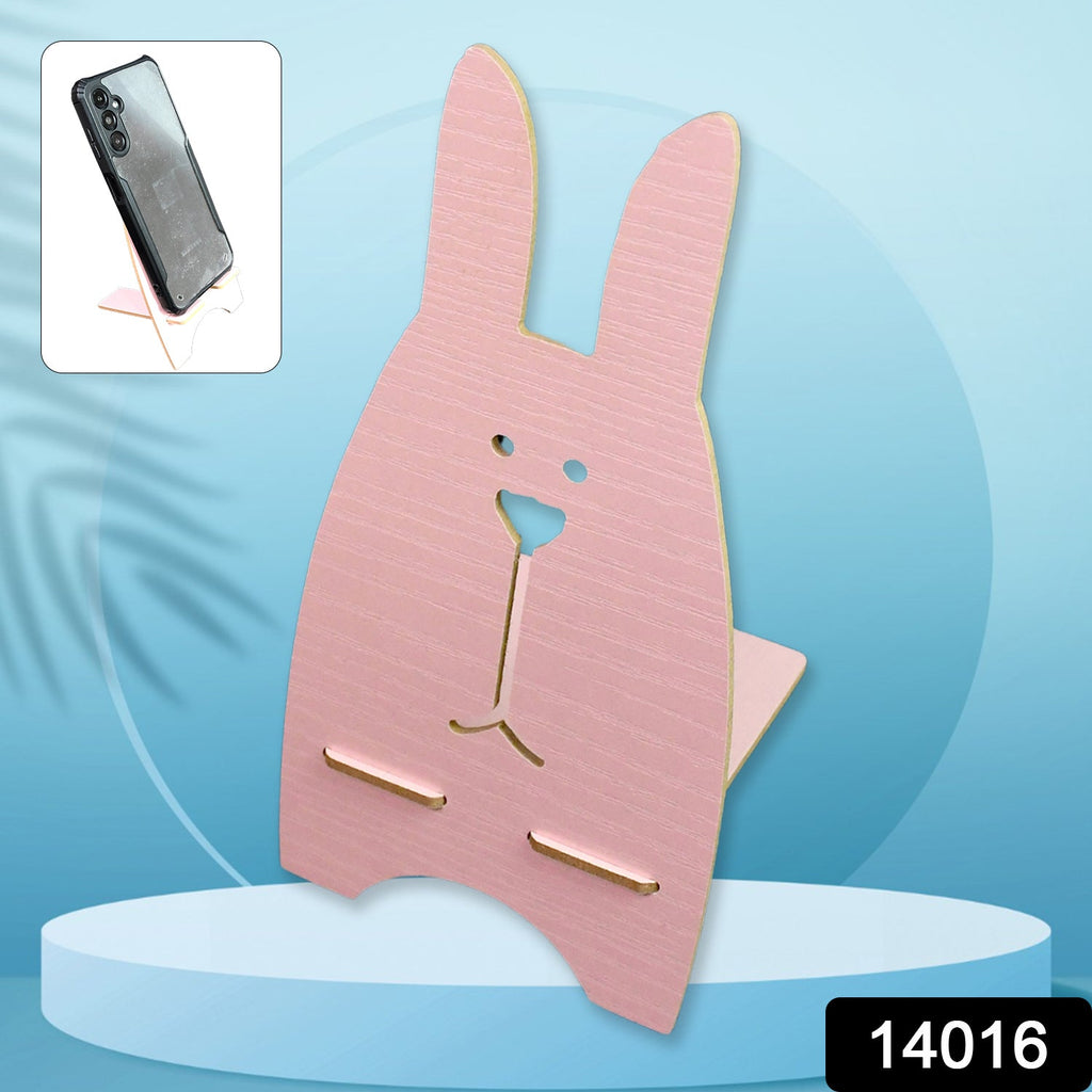 ALVENZA Wooden Rabbit Mobile Stand – Cute Desk Holder | PHOBIA