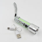 ALVENZA Rechargeable Flashlight – USB Mini LED Torch with Zoom | Poravar