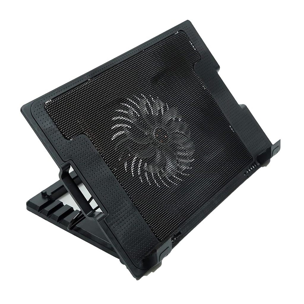 ALVENZA Laptop Cooling Pad – Adjustable Stand, Dual Fan | Indo Glow