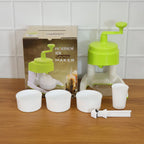 ALVENZA Manual Ice Crusher – Hand Crank Snow Maker for Beverages