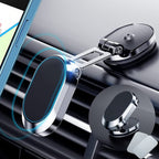 ALVENZA Magnetic Car Phone Holder – 360° Rotating Metal Mount | Deodap
