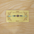 ALVENZA Evil Eye Beaded Rakhi – Stylish traditional sibling gift