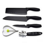 ALVENZA Stainless Steel Kitchen Knife Set – 5-Piece Professional | DeoDap