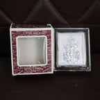 ALVENZA Lord Ganesha Silver-Plated Photo Frame – Elegant Spiritual Decor