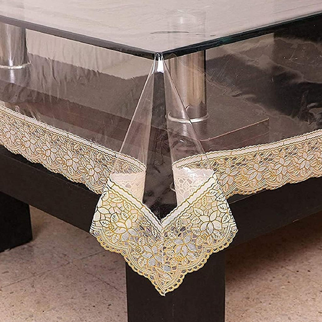 ALVENZA Transparent PVC Table Cover – Waterproof & Stylish for Dining