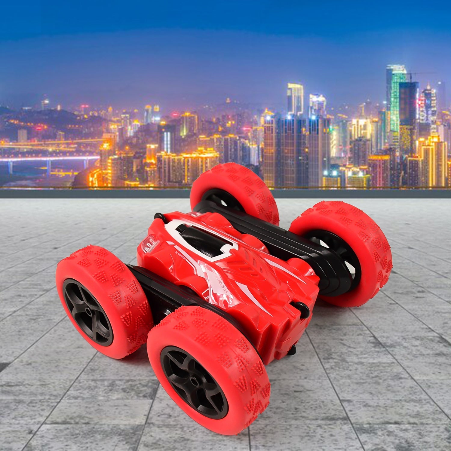 ALVENZA Remote Control Stunt Car – 360° Flips & All-Terrain Tires