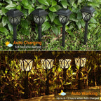 ALVENZA Solar Pathway Lights – Water-Ripple Garden Lighting | FitFuzion