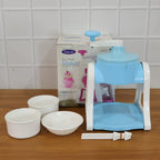 ALVENZA Manual Ice Gola Maker – Portable Blue Ice Slush Machine