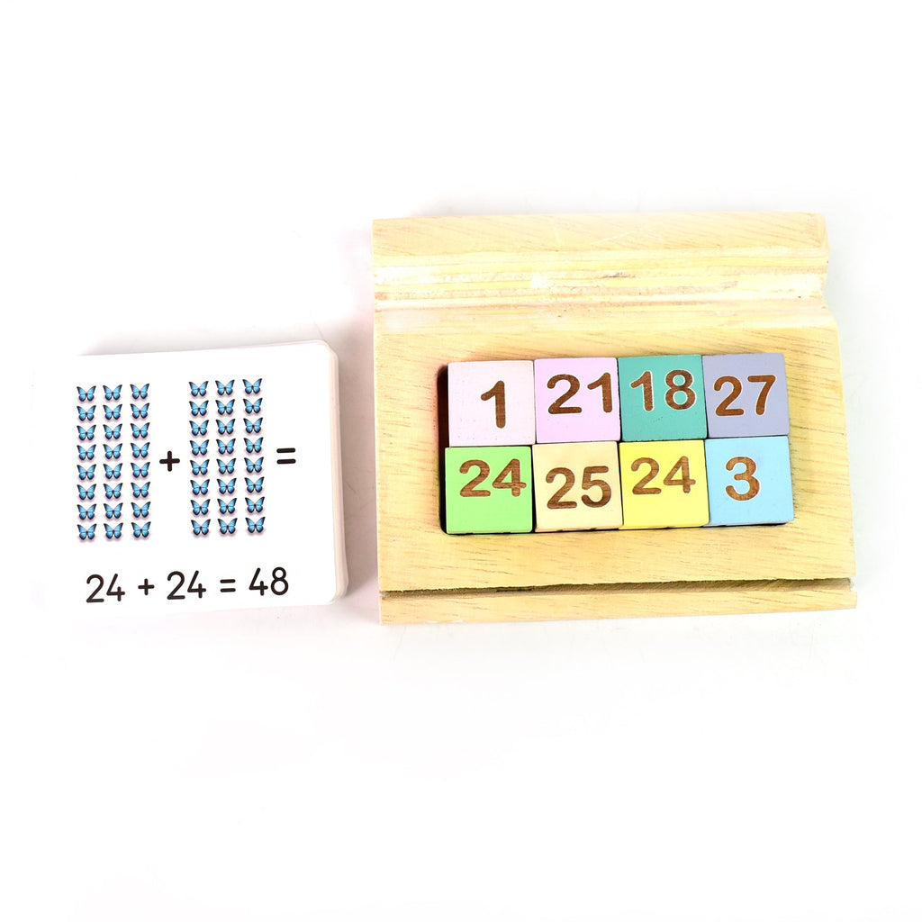 ALVENZA Wooden Math Game for Kids – Early Learning Educational Toy | Aditi