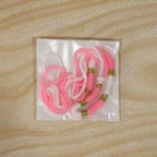 Pink & White Thread Rakhi Elegant Traditional Beaded Design - Detail View 7