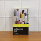 ALVENZA Wall Mounted Mobile Holder – 4 Pack Plastic Organizer | Gambit