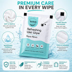 Aqua Nova Refreshing Wet Wipe Gentle & Travel-Friendly Cleansing - Detail View 8