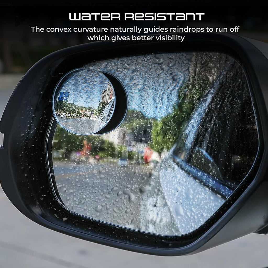 ALVENZA Car Blind Spot Mirror – Wide-Angle Safety Side Mirror for Cars