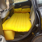 ALVENZA Inflatable Car Bed – Portable Travel Mattress Kit | Velvet Wheels, Car Sofa