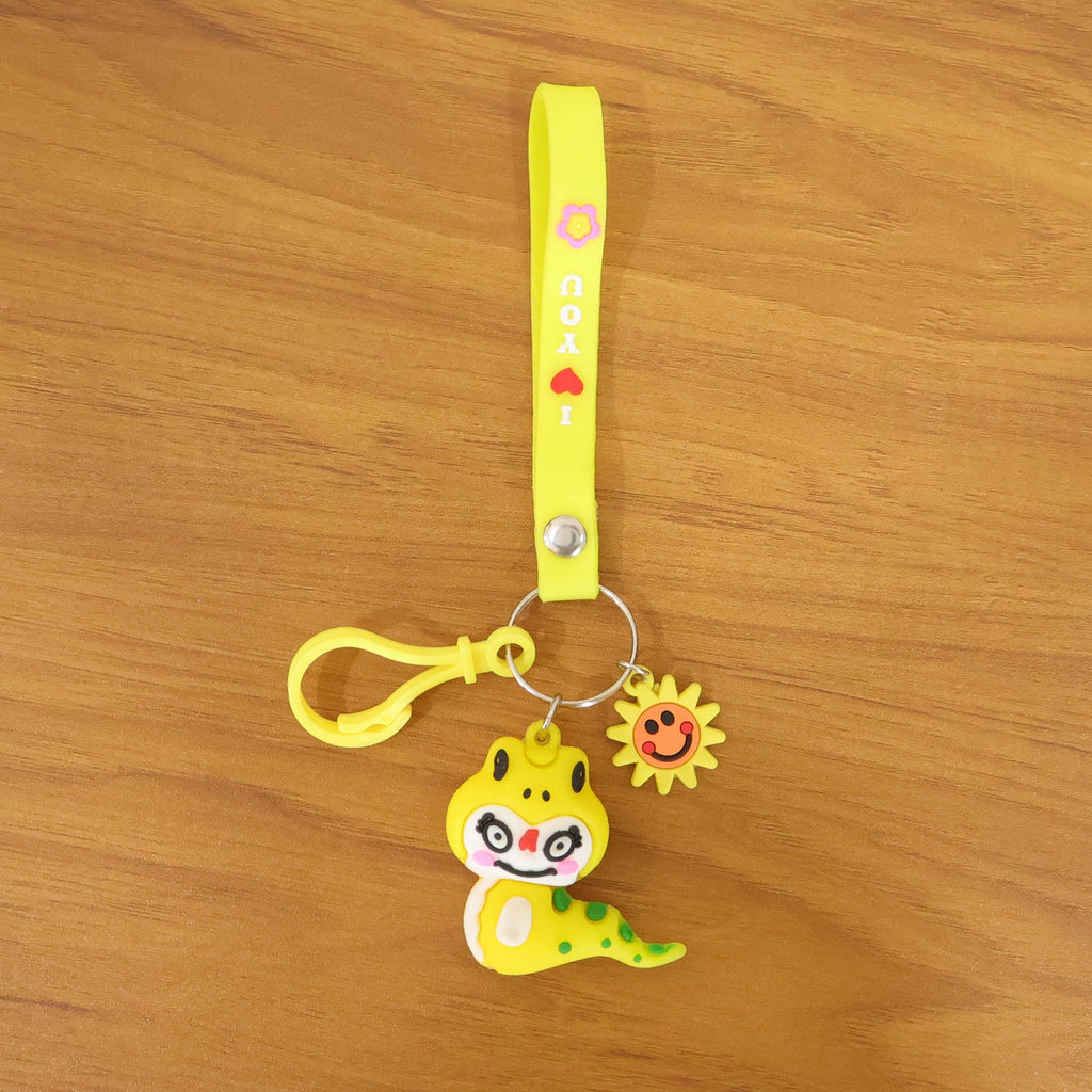 ALVENZA Cute Dinosaur Keychain – Playful Accessory for Bags & Keys