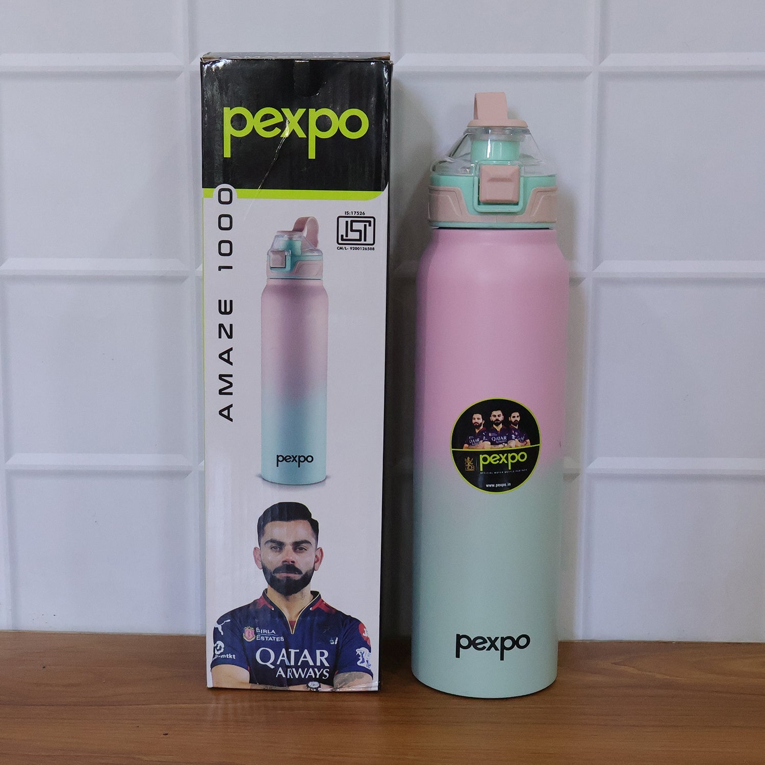 ALVENZA Insulated Stainless Steel Water Bottle – Hot & Cold Retention for Active Use
