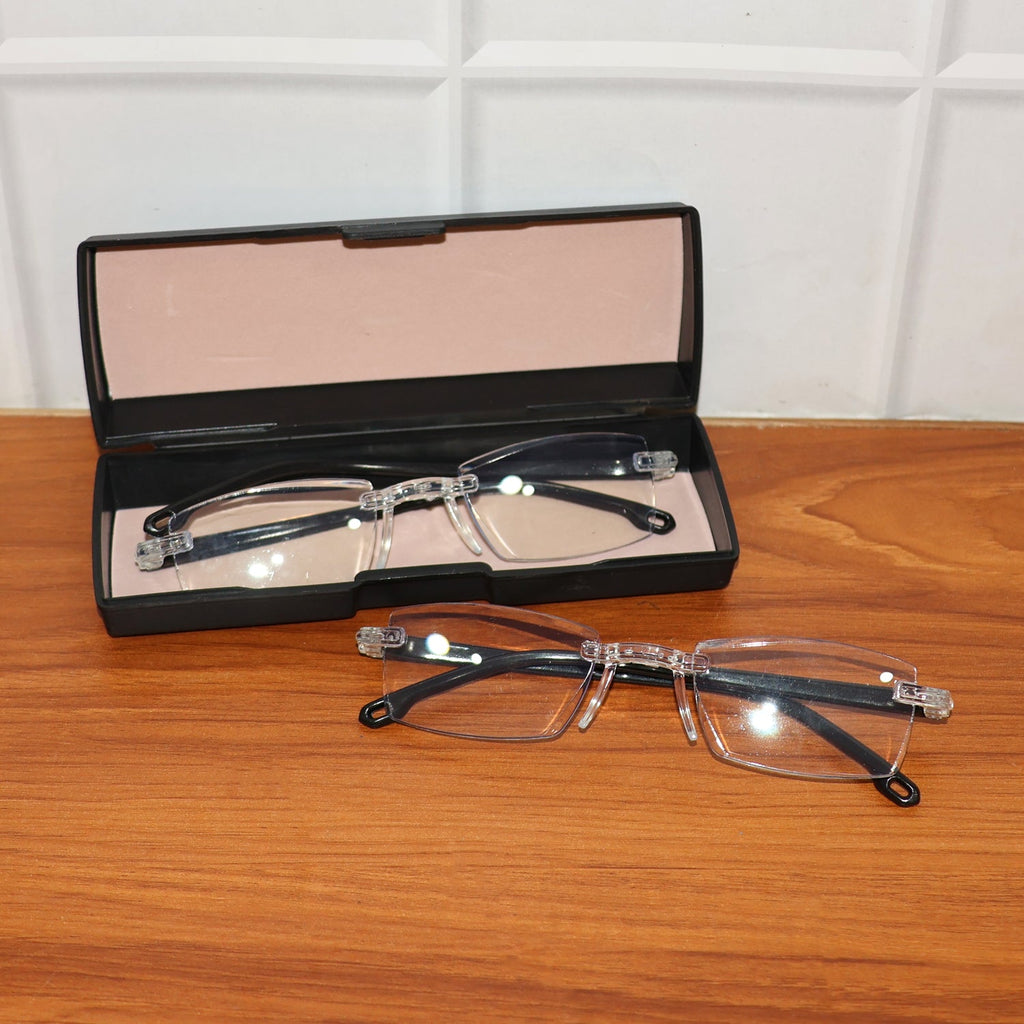 Rimless Reading Glasses – Lightweight Pack of 2 Comfort Readers