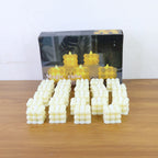 ALVENZA LED Flameless Cube Candles – Set of 24 Decorative Lights