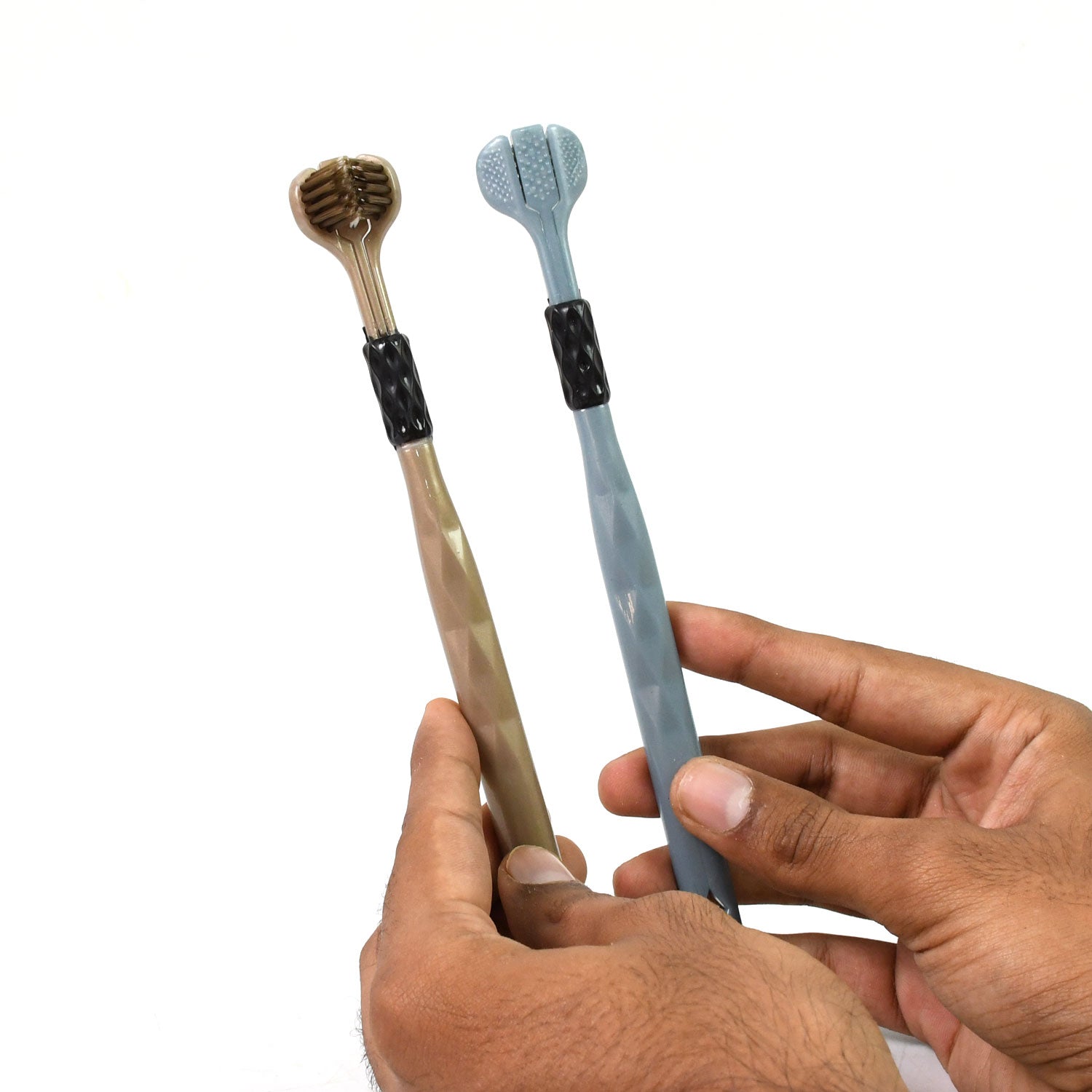 3-Sided Toothbrush Soft Bristle Set for Complete Oral Care | BrushedUp - Detail View 5