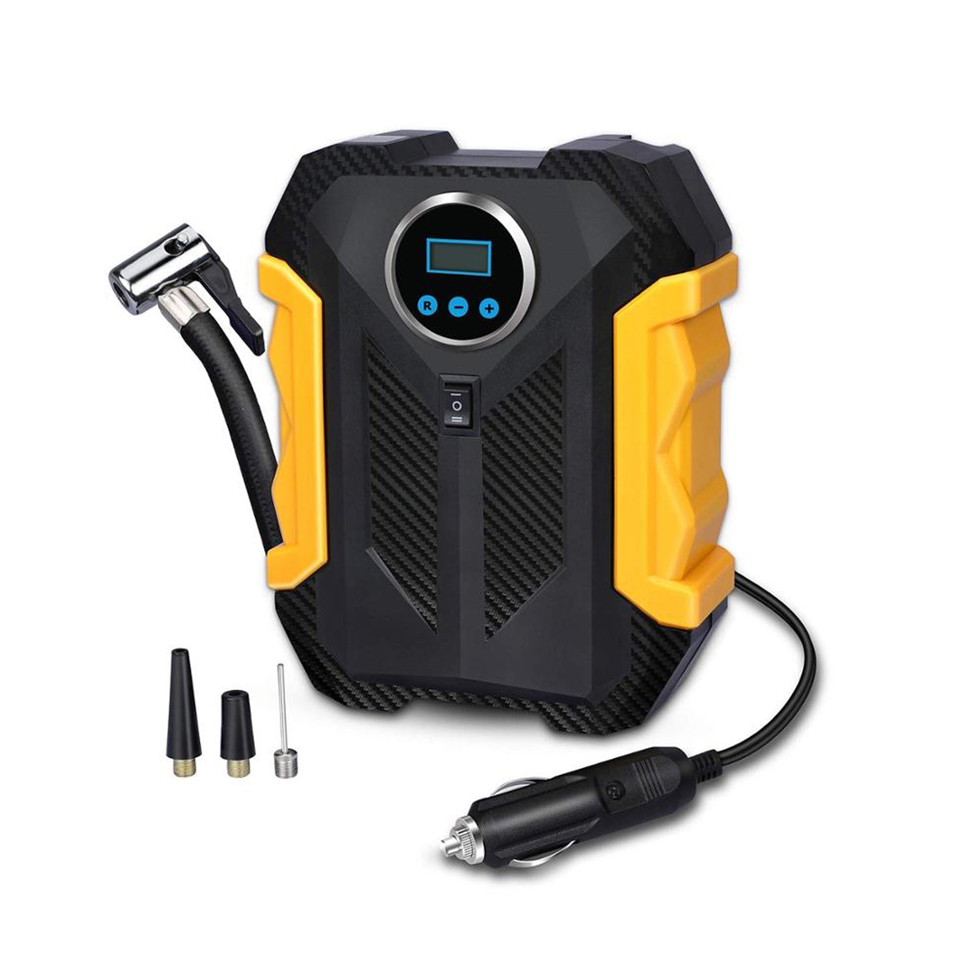 ALVENZA Car Tyre Inflator – Portable Digital Air Pump for Bikes | Velvet Wheels