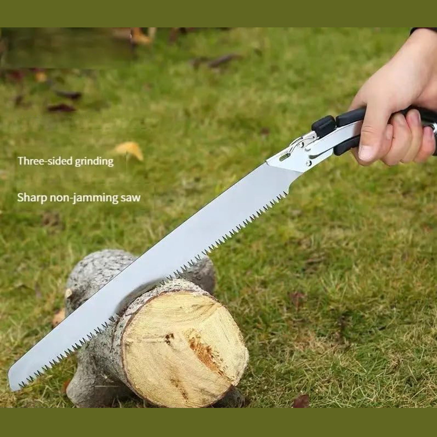 Hand Pruning Saw 50cm High Carbon Steel for Tree Cutting | Tidy Roots - Front View
