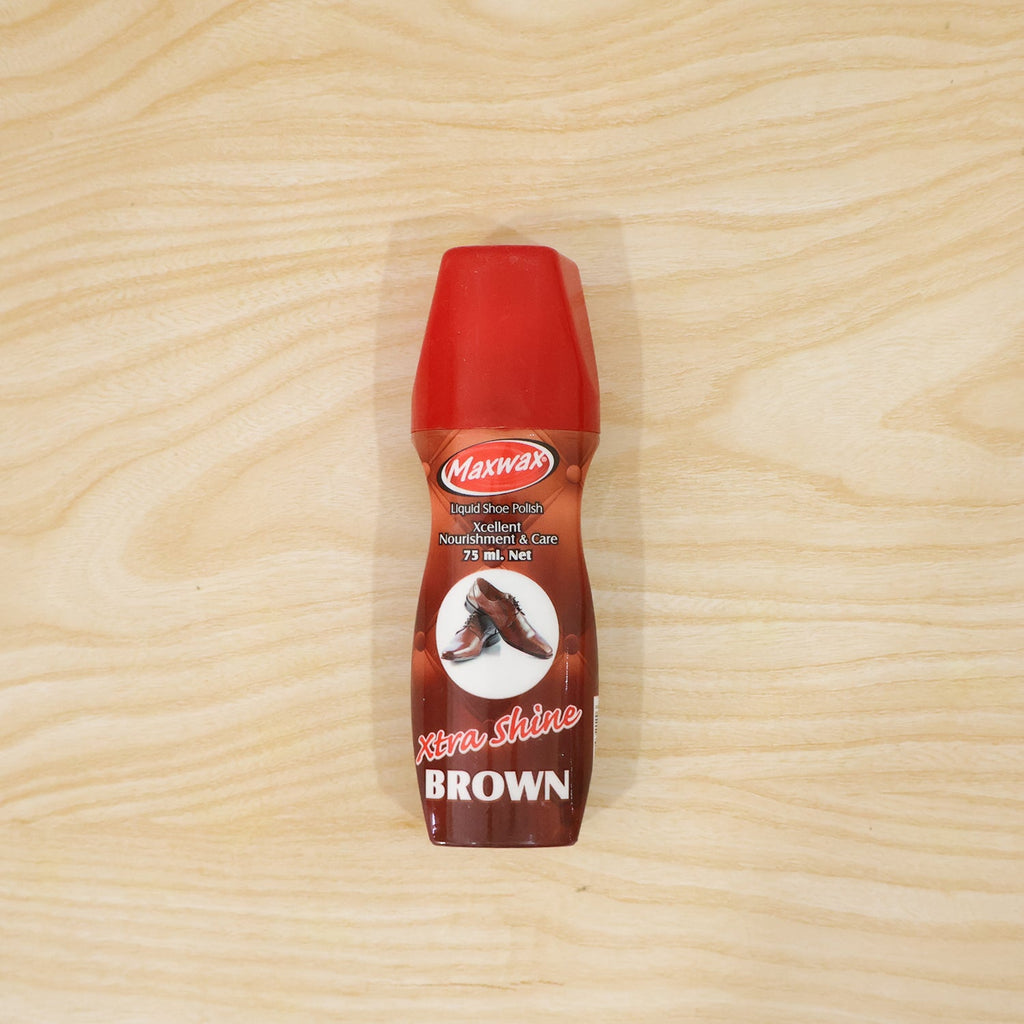 Brown Liquid Shoe Polish Easy Application & Instant Shine - Detail View 8