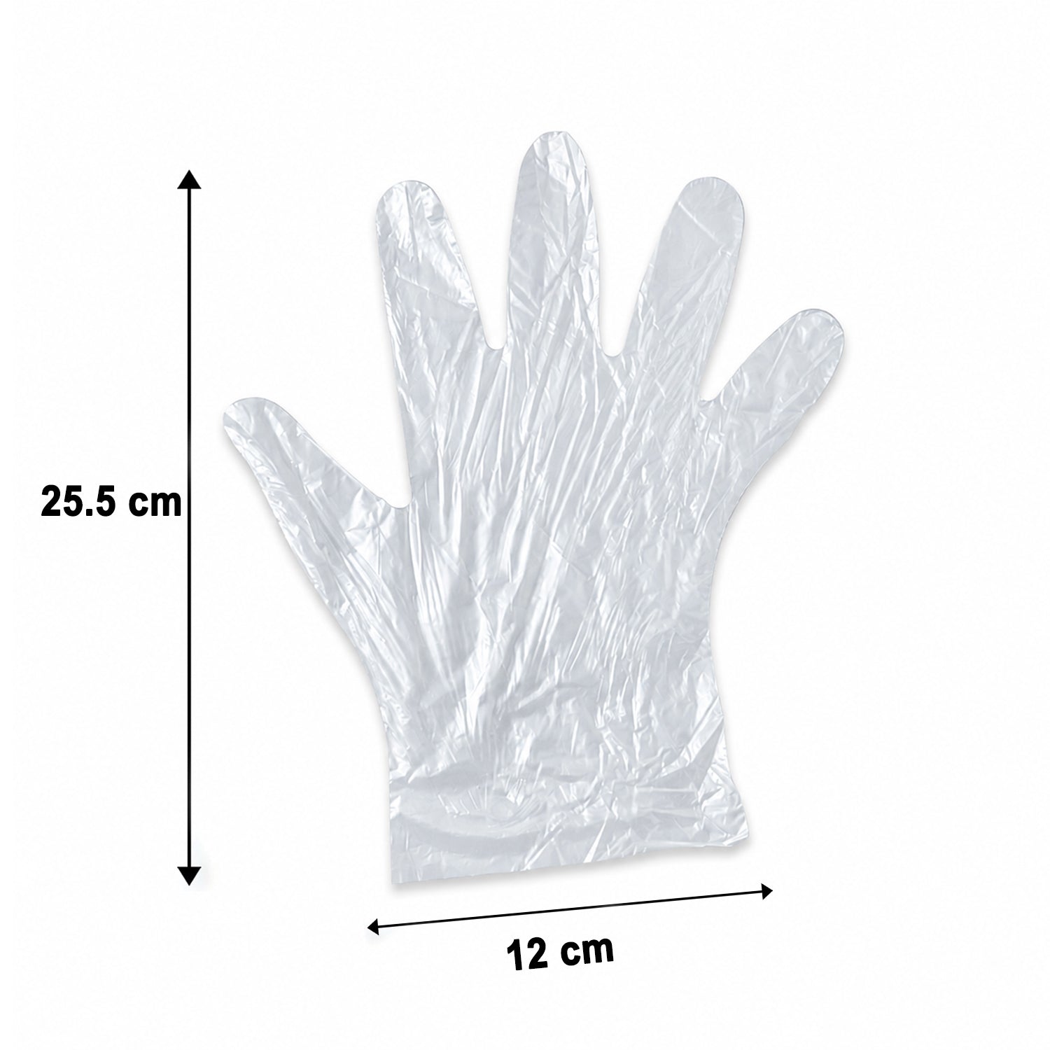 Disposable Plastic Gloves Pack of 100 for Kitchen & Food Handling - Detail View 6