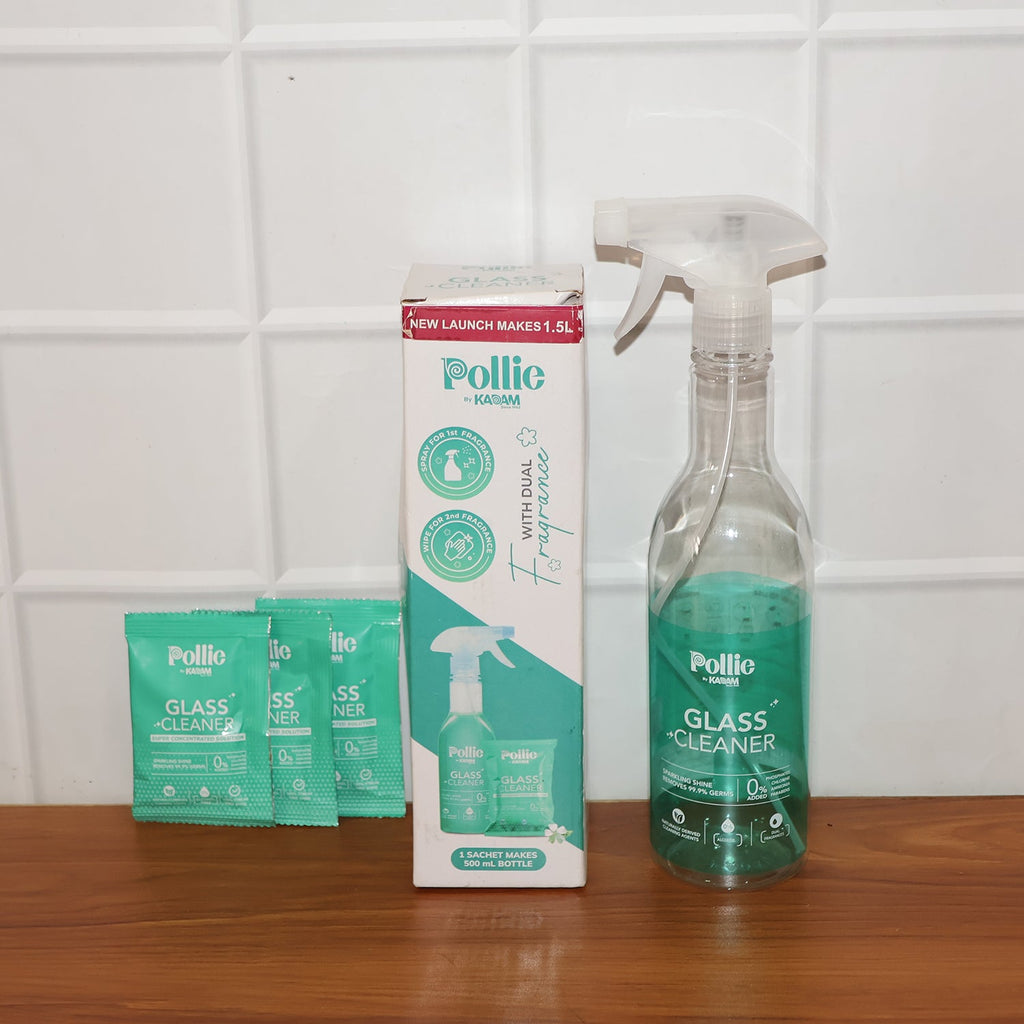 ALVENZA Concentrated Glass Cleaner – Eco-Friendly Refillable Spray Kit
