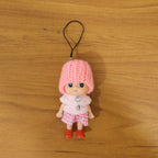 ALVENZA Mini Doll Keychain – Adorable Soft Knitted Cap & Vibrant Design