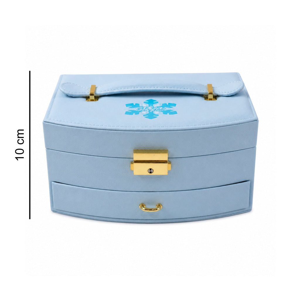 Jewelry Storage Box Multi-Layer Organizer with Mirror for Elegant Storage - Detail View 6