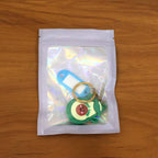ALVENZA Avocado Keychain – Cute Cartoon Design with ID Tag